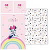 Disney Minnie Mouse Dekbedovertrek Rainbow - 140 x 200 cm / 65 x 65 cm - Polykatoen