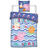 Peppa Pig Dekbedovertrek Splash - 140 x 200 cm / 65 x 65 cm - Polykatoen