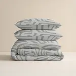 Sleeptime Dekbedovertrek Flanel Danis Groen/Grijs - Flanel