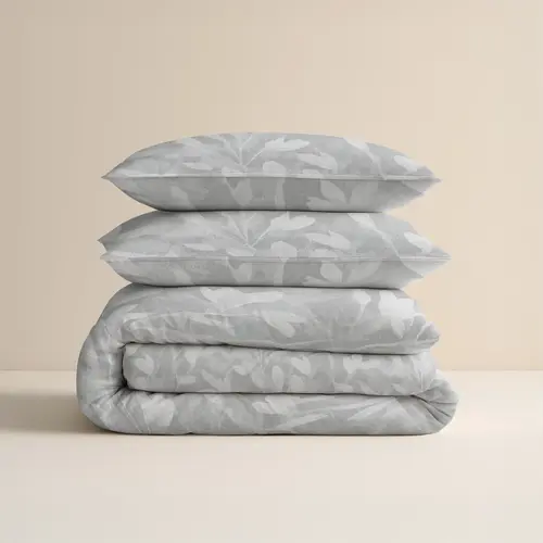 Sleeptime Dekbedovertrek Flanel Rosa Grijs - Flanel