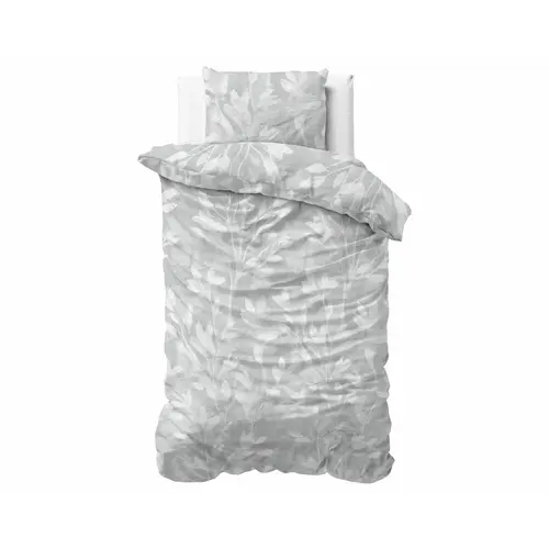 Sleeptime Dekbedovertrek Flanel Rosa Grijs - Flanel