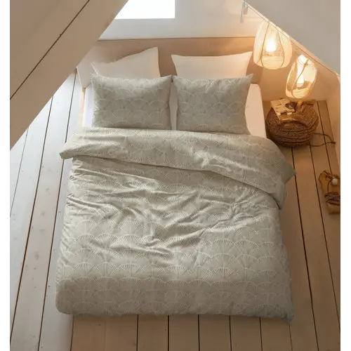 Sleeptime Dekbedovertrek Flanel Claire Zand - Flanel