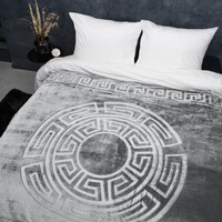 Sleeptime Embossed Zeta Deken Grijs 200 x 240