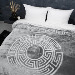 Sleeptime Embossed Zeta Deken Grijs 200 x 240