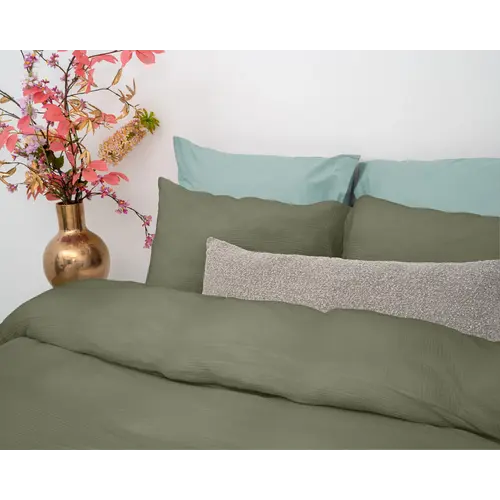 Dreamhouse Dekbedovertrek Mousseline Mossy Groen