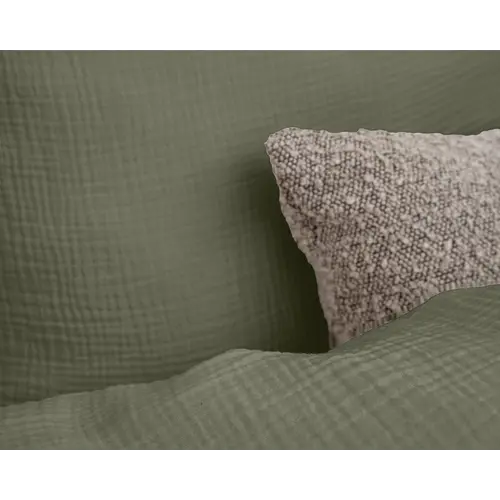 Dreamhouse Dekbedovertrek Mousseline Mossy Groen