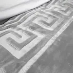 Sleeptime Embossed Zeta Deken Grijs 200 x 240