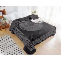 Sleeptime Embossed Zeta Deken Antraciet 200 x 240