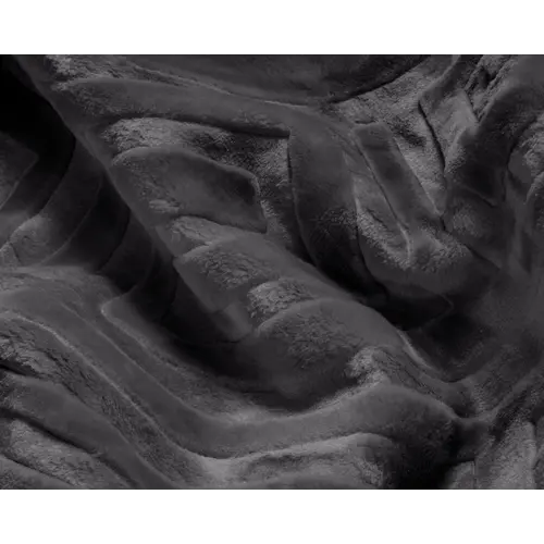 Sleeptime Embossed Zeta Deken Antraciet 200 x 240