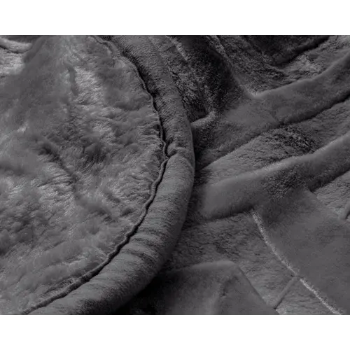 Sleeptime Embossed Zeta Deken Antraciet 200 x 240