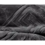 Sleeptime Embossed Zeta Deken Antraciet 200 x 240