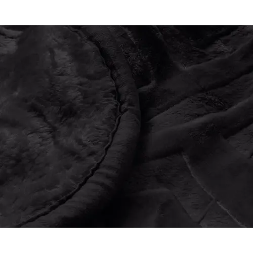 Sleeptime Embossed Zeta Deken Zwart 200 x 240