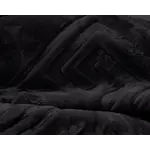 Sleeptime Embossed Zeta Deken Zwart 200 x 240