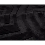 Sleeptime Embossed Zeta Deken Zwart 200 x 240