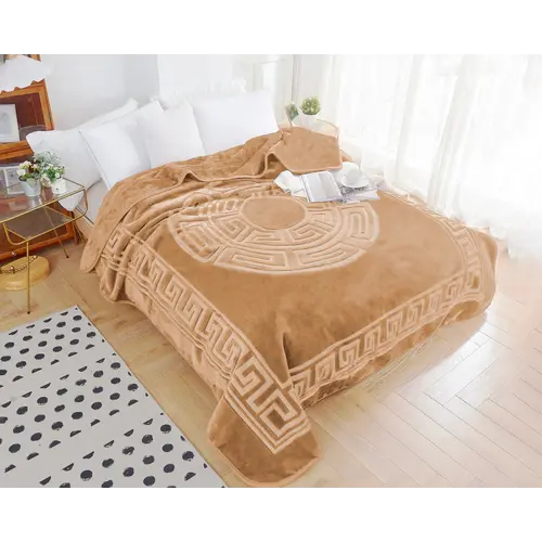 Sleeptime Embossed Zeta Deken Crème 200 x 240