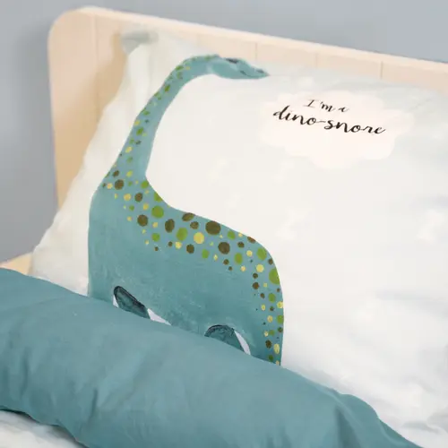 Dekbedovertrek kids - I'm a Dino-Sore Blauw 140 x 220