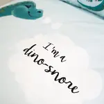 Dekbedovertrek kids - I'm a Dino-Sore Blauw 140 x 220