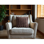 Primaviera DeLuxe Rib Rabbit Fur Sierkussen Taupe 50 x 50