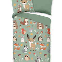 Good morning Kinderdekbedovertrek 100% katoen Ville