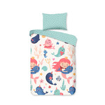 Good morning Kinderdekbedovertrek 100% katoen Silvie