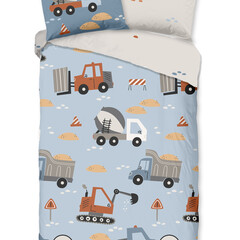 Good morning Kinderdekbedovertrek 100% katoen Mack