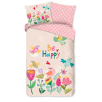 Good morning Kinderdekbedovertrek 100% katoen Happily