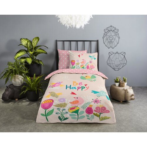 Good morning Kinderdekbedovertrek 100% katoen Happily