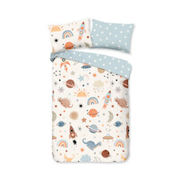 Good morning Kinderdekbedovertrek 100% katoen Eclips - Ledikant/ baby 100x135 cm