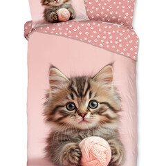 Good morning Kinderdekbedovertrek 100% katoen Chat