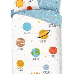 Good morning Kinderdekbedovertrek 100% katoen Astra