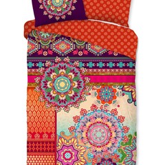 HIP Dekbedovertrek Sherhia - Katoensatijn