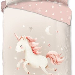 Zouzou ,Kinderdekbedovertrek Rosa - 140x220 cm