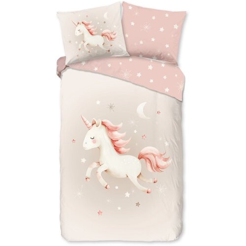 Zouzou ,Kinderdekbedovertrek Rosa - 140x220 cm