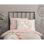 Zouzou ,Kinderdekbedovertrek Rosa - 140x220 cm