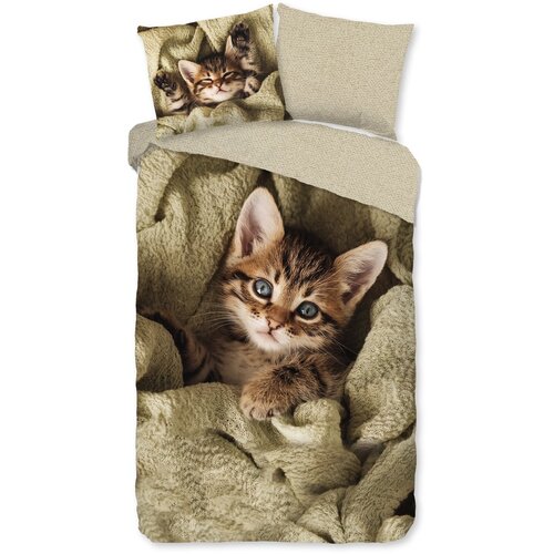 Zouzou ,Kinderdekbedovertrek Luna - 140x220 cm