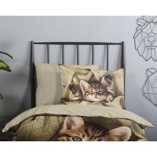 Zouzou ,Kinderdekbedovertrek Luna - 140x220 cm