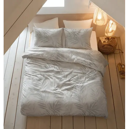 Sleeptime Dekbedovertrek Venza Grijs - Flanel