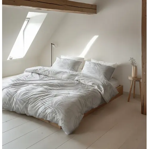 Sleeptime Dekbedovertrek Venza Grijs - Flanel