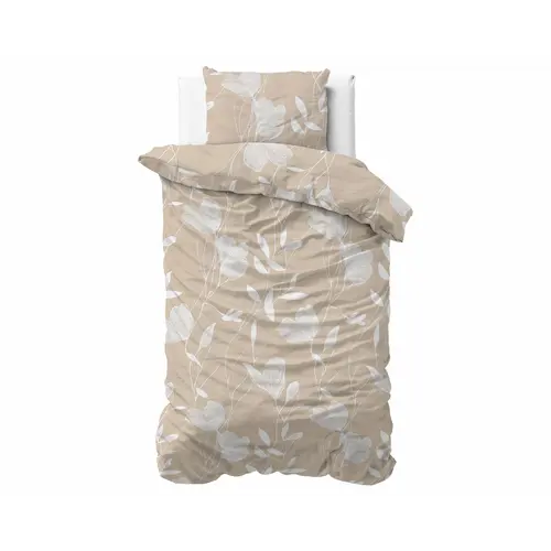 Sleeptime Dekbedovertrek Serenity Beige/Zand - Flanel