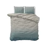 Sleeptime Dekbedovertrek Gradia Beige/Blauw - Flanel