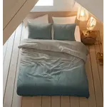 Sleeptime Dekbedovertrek Gradia Beige/Blauw - Flanel