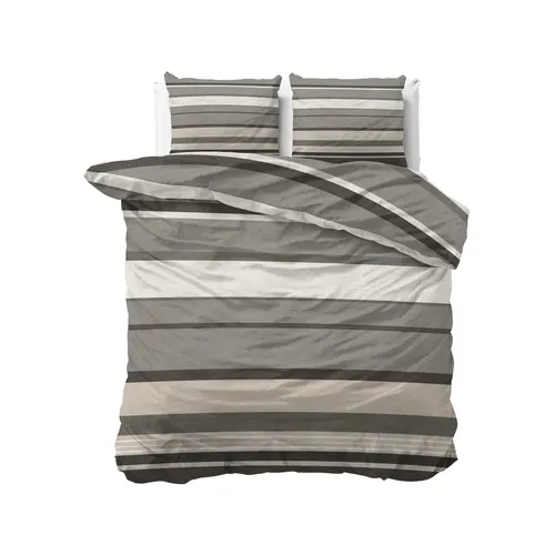 Sleeptime Dekbedovertrek Zuma Taupe - Flanel