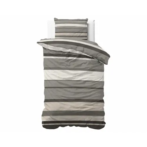 Sleeptime Dekbedovertrek Zuma Taupe - Flanel