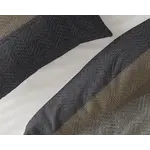 Sleeptime Dekbedovertrek Ravon Taupe/Antraciet - Flanel