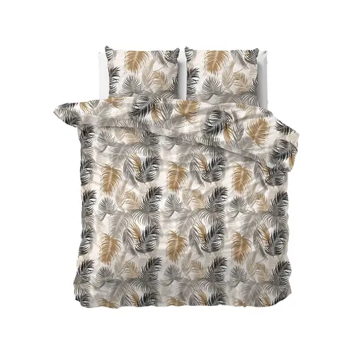 Sleeptime Dekbedovertrek Feather District Zand = Polykatoen