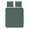Good morning Dekbedovertrek Good Morning Uni – Katoen Flanel - olijf