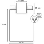 De Smurfen Dekbedovertrek Blue - 140 x 200 cm / 65 x 65 cm - Katoen