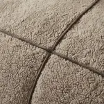 Sleeptime Dekbedovertrek Teddy Trim Taupe / Donker Taupe