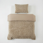 Sleeptime Dekbedovertrek Faux Fur Syon Taupe