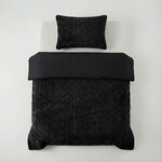 Sleeptime Dekbedovertrek Faux Fur Syon Zwart